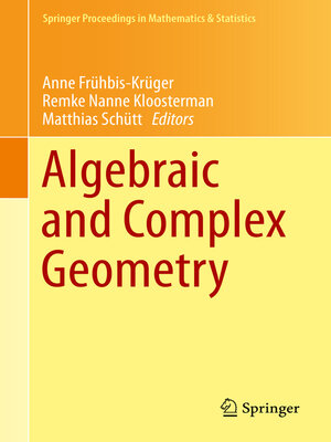 cover image of Algebraic and Complex Geometry